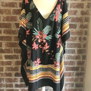 Roaman’s V-neck Loose Sleeve Blouse Size 18/20